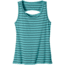 Shallow Seas Tank - Womens -Miles Stripe/Howling Turquoise-Large