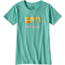 Patagonia Shop Sticker Cotton/Poly Responsibili-Tee - Women's-Galah Green-Large