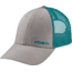 Patagonia Small Text Logo LoPro Trucker Hat - Men's-Drifter Grey