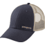 Patagonia Small Text Logo LoPro Trucker Hat - Men's-Smolder Blue