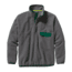 Patagonia Synchilla Snap-T Pullover - Mens-Large-Nickel/Hunter Green