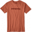 Patagonia Text Logo Cotton/Poly T-Shirt - Men's-Canyon Brown-X-Large