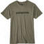 Patagonia Text Logo Cotton/Poly T-Shirt - Men's-Industrial Green-Medium