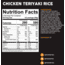 Peak Refuel Chicken Teriyaki Rice, 44g, 56955