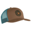 Pearl Izumi Trail Trucker Hat, Saddle/Gulf Teal Trail, Multi, One Size, 7862328033451
