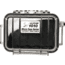 Pelican 1010 Micro Water/Crushproof Dry Box, 5.43x4.06x2.12in - Clear Black w/Carabiner