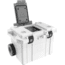 Pelican 55QW Wheeled Tailgate Cooler, White, 55 QT, 55QW-1-WHT