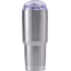 Pelican Traveler 6 Pack Tumbler, Snap Lid &amp; Straw, Black, 32 oz. TRAV-SN32-SLV