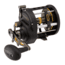 Penn Fishing Fathom II Level Wind Conventional Reel, 3.7/1, Right, 50, Black Gold, FTHII50LW