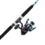 Penn Fishing Wrath Combo, 5.6/1, Right/Left, 5000, 7ft. Rod Length, Medium Heavy Power, Fast Action, 2 Pieces Rod, Black/Blue, WRTH5000702MH