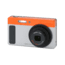 Pentax Optio H90 Silver-Orange Compact Digital Camera 16486