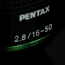 Pentax HD DA 16-50mm F2.8 ED PLM AW Lens, Black, 28030