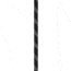 Petzl 12.5mm Vector Rope, Black, 100 m, R078AA11