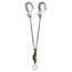 Petzl ABSORBICA-Y 80 MGO double lanyard w/energy absorber, Captive Carabiner, MGO, ANSI, 80cm, 80cm, L64YUM 80