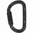 Petzl Am'D Carabiner, Black, Twist-Lock, M34A RLN