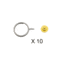 Petzl Am'D Pin-Lock Pins, 10 Pack, M034AA00