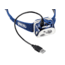 Petzl Compact Rechargeable 220 Lumens Headlamp, Blue E92 HMI