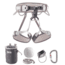 Petzl Corax Harness Kit w/ CORAX Harness, Am'D Belay System, VERSO Inserter, BANDI Chalk Bag, and Power Ball, Grey, 1, K030CA00
