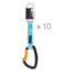 Petzl Djinn Steel Axess Quickdraws, 10 Pack, M060EA00