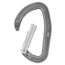 Petzl Djinn Straight Carabiner, Gray, M060LA00
