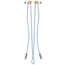Petzl Dual Evolv Adjust Lanyard, Blue, L035DA00