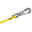 Petzl Eashook Open Connector, Gray/Yellow, M043AA00