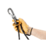 Petzl Eashook Open Connector, Gray/Yellow, M043AA00