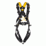 Petzl Full Body Harness, w/ANSI &amp; CSA certifications, Yellow/Black, 28-36in waist C73AAA 1U