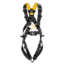 Petzl Full Body Harness, w/ANSI &amp; CSA certifications, Yellow/Black, 28-36in waist C73AAA 1U
