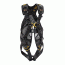 Petzl Full Body Harness, w/ANSI &amp; CSA certifications, Yellow/Black, 26-30in waist C73JFA 0U