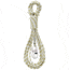 Petzl Grillon Hook International Rope, White/Yellow, 4 m, L052HA02