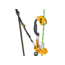 Petzl Knee Ascent System W/ Croll L 8-13Mm Rope Clip, D022EA00