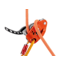 Petzl NEOX Belay Device With Cam-Assisted Blocking, Orange, D016AA01