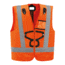Petzl Newton HI-VIZ Vest, Orange, C073HA00
