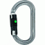 Petzl OK Carabiner, Gray, Ball-Lock, M33A BL