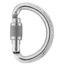 Petzl Omni Carabiner, Gray, Screw-Lock, M37 SL