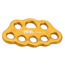 Petzl Paw Rigging Plate, Yellow, Medium, G063BA00