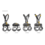 Petzl Astro Metal D Rings - Pack of 5