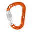 Petzl Rocha Pear-Shaped Screw Lock Carabiner, Orange, M027AA00