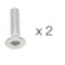 Petzl Screws for Pin Astro and Canyon, Pack of 2, Grey, C083CA00