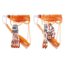 Petzl Sitta Climbing Harness, Orange, Small, C011AA01