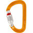 Petzl Sm'D Carabiner, Yellow, Screw-Lock, M39A SL