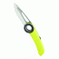 Petzl Nylon Spatha Folding Knife, 2.5in, Nylon, Normal Blade, Yellow, S92AY
