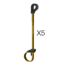 Petzl Toolink Tool Attachment - Pack of 5, Large, S050CA00