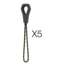 Petzl Toolink Tool Attachment - Pack of 5, Medium, S050BA00