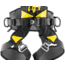 Petzl Volt Wind Offshore Harness, Yellow/Black, 0, C072FB00