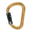 Petzl William Carabiner, Gold, Ball-Lock, M36A BLY