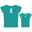 Petzl Women's EVE Cotton Logo T-Shirt,Turquoise,Extra Small Z44 XST