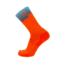 Point 6 Hiking Peak Medium Crew Men's Socks, Orange, Medium 2572-265-06