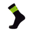 Point 6 Pop Top Ultra Light Crew  Men's Socks, Black/Super Lime, Medium 1270-276-06